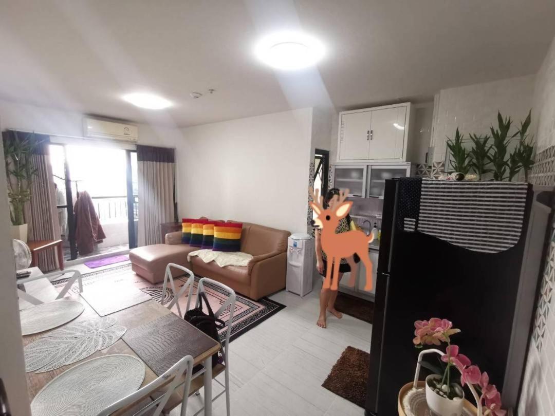 Cozy 1Br Walk To Bts And Airport Rail Link Close To Malls G7 Bangkok Chambre photo