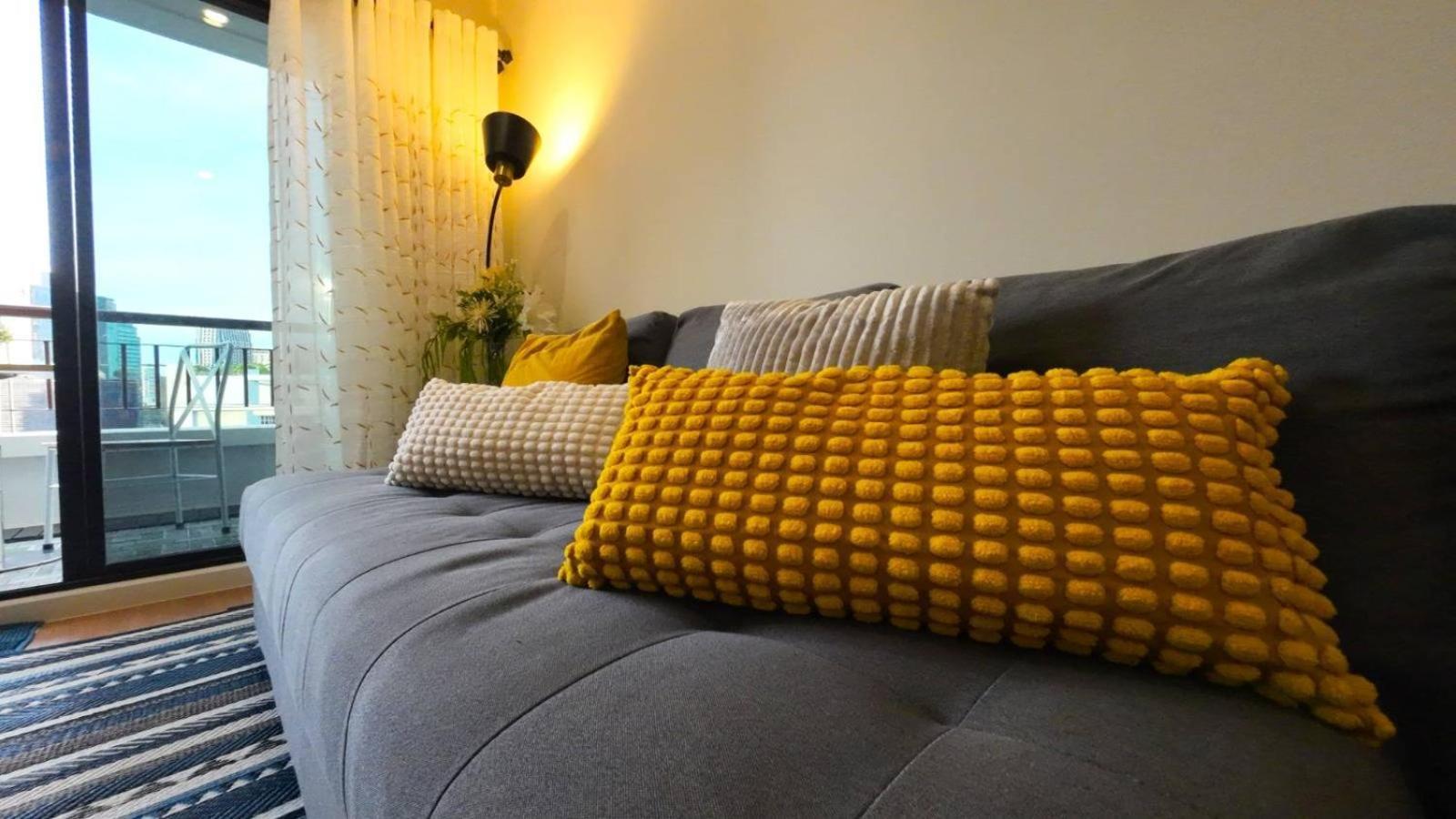 Cozy 1Br Walk To Bts And Airport Rail Link Close To Malls G7 Bangkok Chambre photo